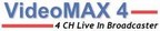 VideoMax 4 CH Live in Broadcaster